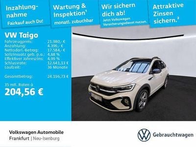 Ascotgrau/schwarz Gebraucht 2023 VW Taigo R-line SUV | 21.980 € (Fairer Preis)