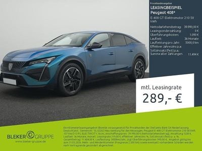 Neu Peugeot 408 GT 156 kW (213 PS) 2026 Obsession blau Limousine