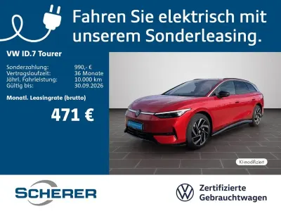 Gebraucht VW ID.7 Pro 210 kW (286 PS) 2025 Rot Kombi