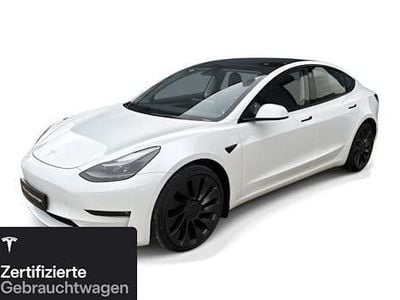 Gebraucht Tesla Model 3 Performance 377 kW (513 PS) 2021 Weiß Limousine