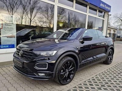 Gebraucht VW T-Roc Cabriolet R-line 150 PS (110 kW) 2021 Deep black perleffekt Cabrio
