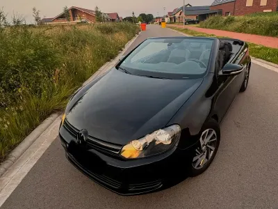 Gebraucht VW Golf Cabriolet 105 PS (77 kW) 2012 Schwarz Cabrio