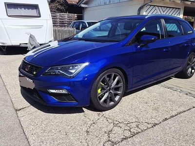 Usata Seat Leon ST FR 179 CV (131 kW) 2018 Blu Station wagon