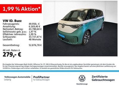 Grün Gebraucht 2024 VW ID. Buzz Pro Van / Kleinbus | 48.950 € (Fairer Preis)