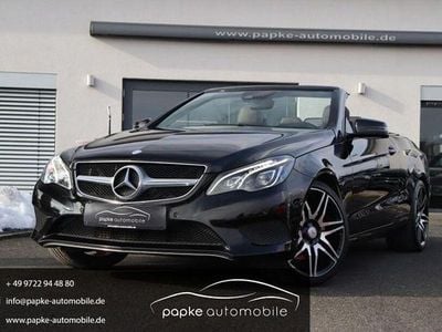 Usata Mercedes E250 Sport 204 CV (150 kW) 2014 Nero Cabrio