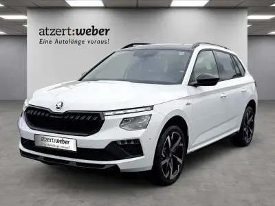Gebraucht Skoda Kamiq Monte Carlo 150 PS (110 kW) 2026 Moonweiss metallic SUV