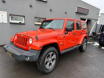 Gebraucht Jeep Wrangler Unlimited Sahara 200 PS (147 kW) 2016 Orange SUV