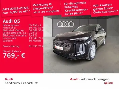 Second-hand Audi Q5 Advanced 204 CP (150 kW) 2025 Negru SUV