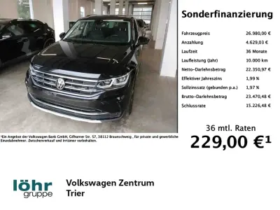 Gebraucht VW Tiguan Elegance 245 PS (180 kW) 2022 Deep black perleffekt SUV