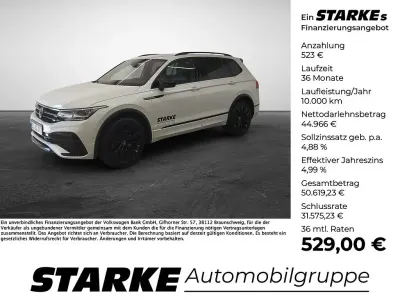 Gebraucht VW Tiguan Allspace R-line 193 PS (141 kW) 2024 Weiß (oryxweiß perlmutteffekt) SUV
