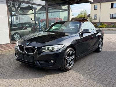 Occasion BMW 218 Sport Line 136 PK (100 kW) 2015 Zwart Cabriolet