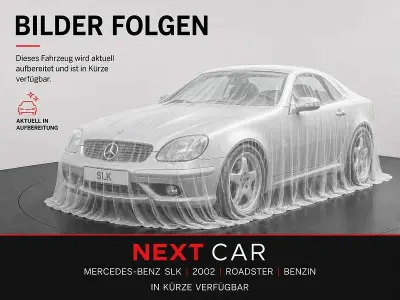 Gebraucht Mercedes SLK200 163 PS (119 kW) 2003 Silber Cabrio
