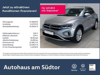 Second-hand VW T-Roc Style 150 CP (110 kW) 2024 Argintiu SUV