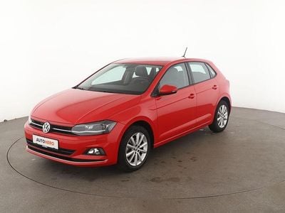 Gebraucht VW Polo Highline 2018 Rot Limousine