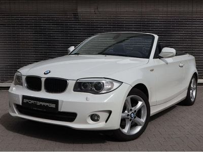 gebraucht BMW 118 Cabriolet i Automatik Navi Leder SHZ Windschott 1.Hand 17'