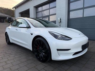 Weiß Gebraucht 2021 Tesla Model 3 Performance Limousine | 27.950 € (Fairer Preis)