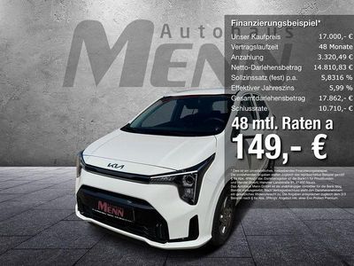 Neu Kia Picanto Vision 63 PS (46 kW) 2025 Weiß Kleinwagen