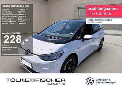 Gletscherweiß (metallic) Gebraucht 2021 VW ID.3 Pure Kleinwagen | 18.495 € (Fairer Preis)