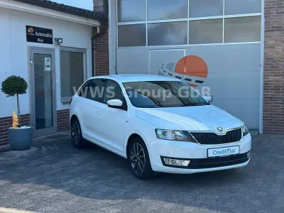 Käytetty Skoda Rapid Drive 90 HP (66 kW) 2017 Valkoinen Viistoperä