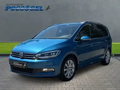Gebraucht VW Touran Highline 150 PS (110 kW) 2016 Blau Van / Kleinbus