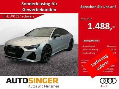 Second-hand Audi RS7 Ambiente 630 CP (463 kW) 2022 Argintiu Hatchback