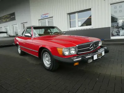 Gebraucht Mercedes SL450 182 PS (133 kW) 1977 Rot Cabrio