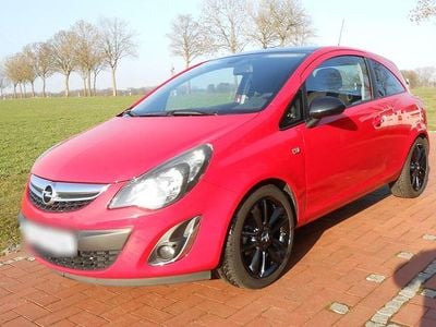 Gebraucht Opel Corsa Color Edition 87 PS (63 kW) 2014 Rot Kleinwagen