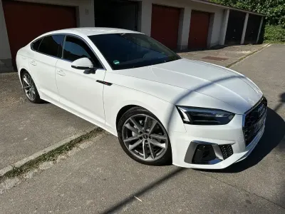 Gebraucht Audi A5 Sportback S-Line 204 PS (150 kW) 2021 Weiß Kleinwagen
