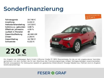 Brugt Seat Arona FR 110 HK (80 kW) 2024 Rød SUV