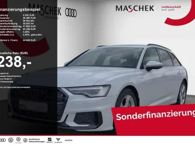 Gebraucht Audi A6 S-Line 299 PS (219 kW) 2025 Gletscherweiss metallic Kombi