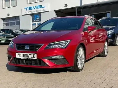 Usata Seat Leon ST FR 190 CV (139 kW) 2019 Rosso Station wagon