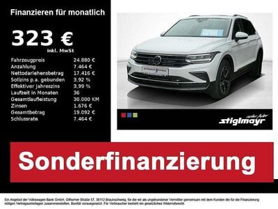 Gebraucht VW Tiguan Life 245 PS (180 kW) 2021 Pure white SUV