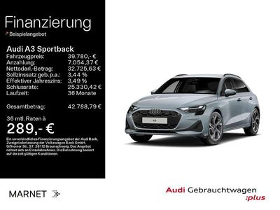 Gebraucht Audi A3 S-Line 204 PS (150 kW) 2025 Pfeilgrau perleffekt Limousine