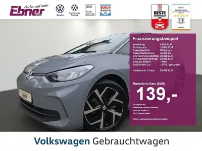 Gebraucht VW ID.3 Pro 150 kW (204 PS) 2023 Mondsteingrau/schwarz Kleinwagen