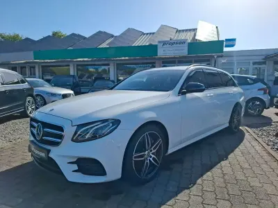 Gebraucht Mercedes E400 AMG line 340 PS (250 kW) 2019 Polarweiss Kombi