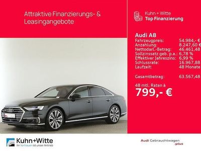 Vesuvgrau metallic Gebraucht 2021 Audi A8 Ambiente Limousine | 54.984 € (Etwas zu teuer)