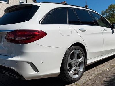 Brugt Mercedes 220 AMG line 170 HK (125 kW) 2016 Hvid Stationcar