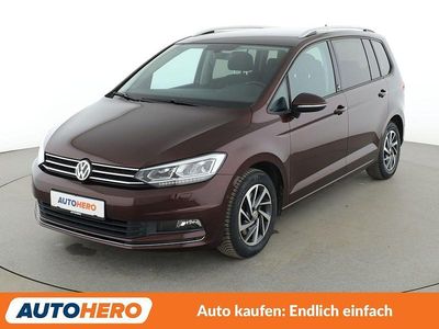Gebraucht VW Touran Sound 150 PS (110 kW) 2017 Rot Van / Kleinbus