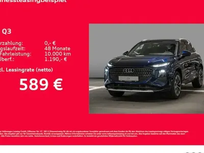 Neu Audi Q3 Ambiente 204 PS (150 kW) 2025 Blau SUV