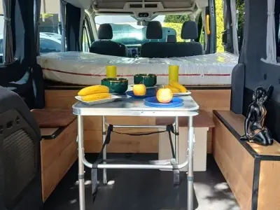 Gebraucht Ford Transit 131 PS (96 kW) 2021 Blau Van / Kleinbus