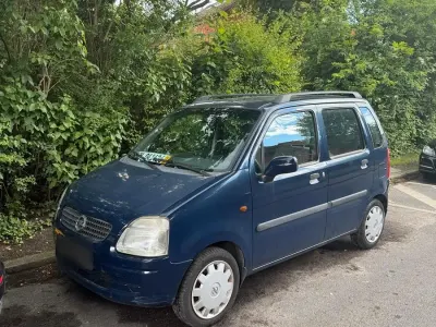 Gebraucht Opel Agila 58 PS (42 kW) 2000 Blau Van / Kleinbus