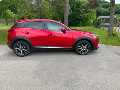 Gebraucht Mazda CX-3 Exclusive-Line 150 PS (110 kW) 2016 Rot SUV
