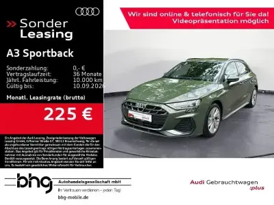 Gebraucht Audi A3 S-Line 150 PS (110 kW) 2025 Distriktgrün metallic Limousine
