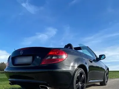 Gebraucht Mercedes SLK200 184 PS (135 kW) 2010 Schwarz Cabrio