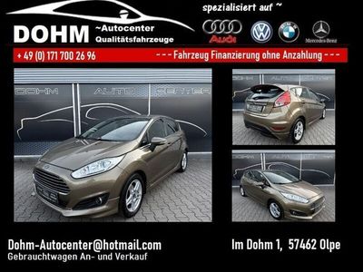 Gebraucht Ford Fiesta Titanium 101 PS (74 kW) 2013 Braun Kleinwagen