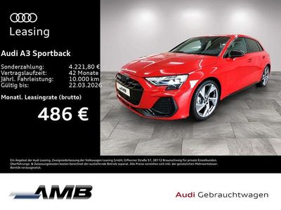 Gebraucht Audi A3 S-Line 150 PS (110 kW) 2025 Progressivrot metallic Limousine