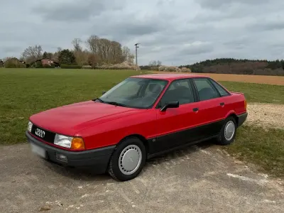 Brugt Audi 80 90 HK (66 kW) 1990 Rød Sedan