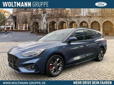 Chromablau metallic Gebraucht 2021 Ford Focus ST-Line X Kombi | 19.950 € (Fairer Preis)