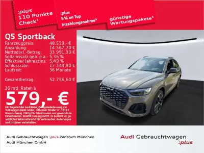 Gebraucht Audi Q5 S-Line 204 PS (150 kW) 2024 Chronosgrau metallic SUV