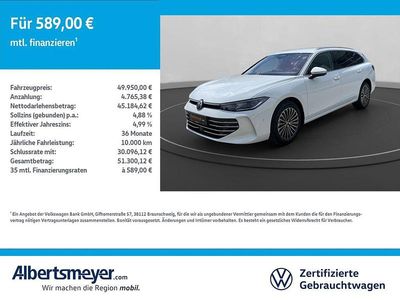 Usata VW Passat Elegance 150 CV (110 kW) 2026 Bianco Station wagon